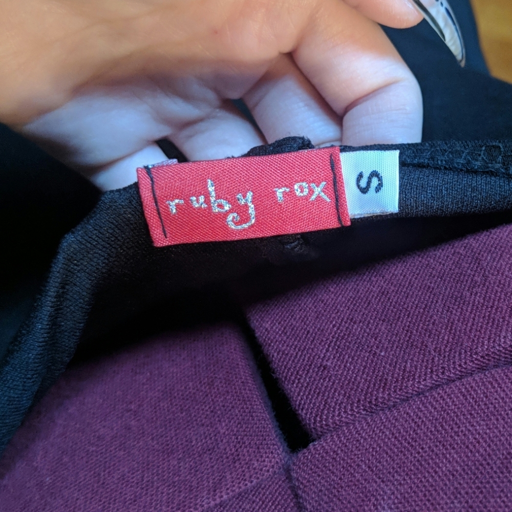 Ruby Rox Swing Style Dress With Cheetah & Lace - Picture 5 of 7